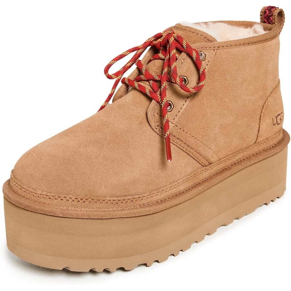 UGG NEUMAL HERITAGE BROWN PLATFORM